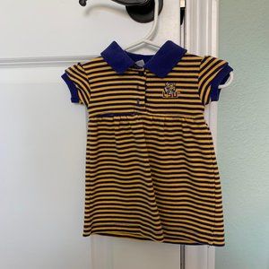 LSU Tigers Infant Girls Dress & Bloomers